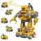 Kitcheniva Take Apart Robot Toys Vehicle Set 5 in 1 STEM Toys